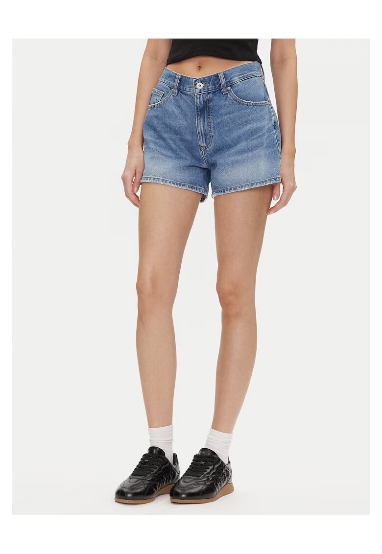 HUGO Pantaloni scurti denim dama - albastru -