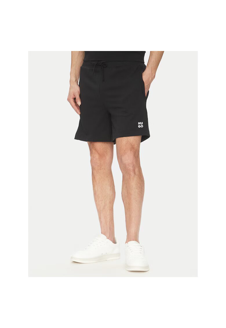 HUGO Pantaloni scurti sport pentru barbati negru