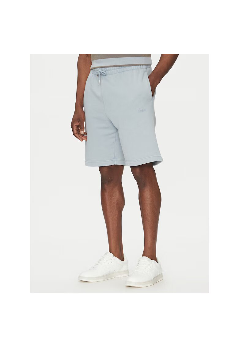 HUGO Pantaloni sport barbati albastru - material respirabil