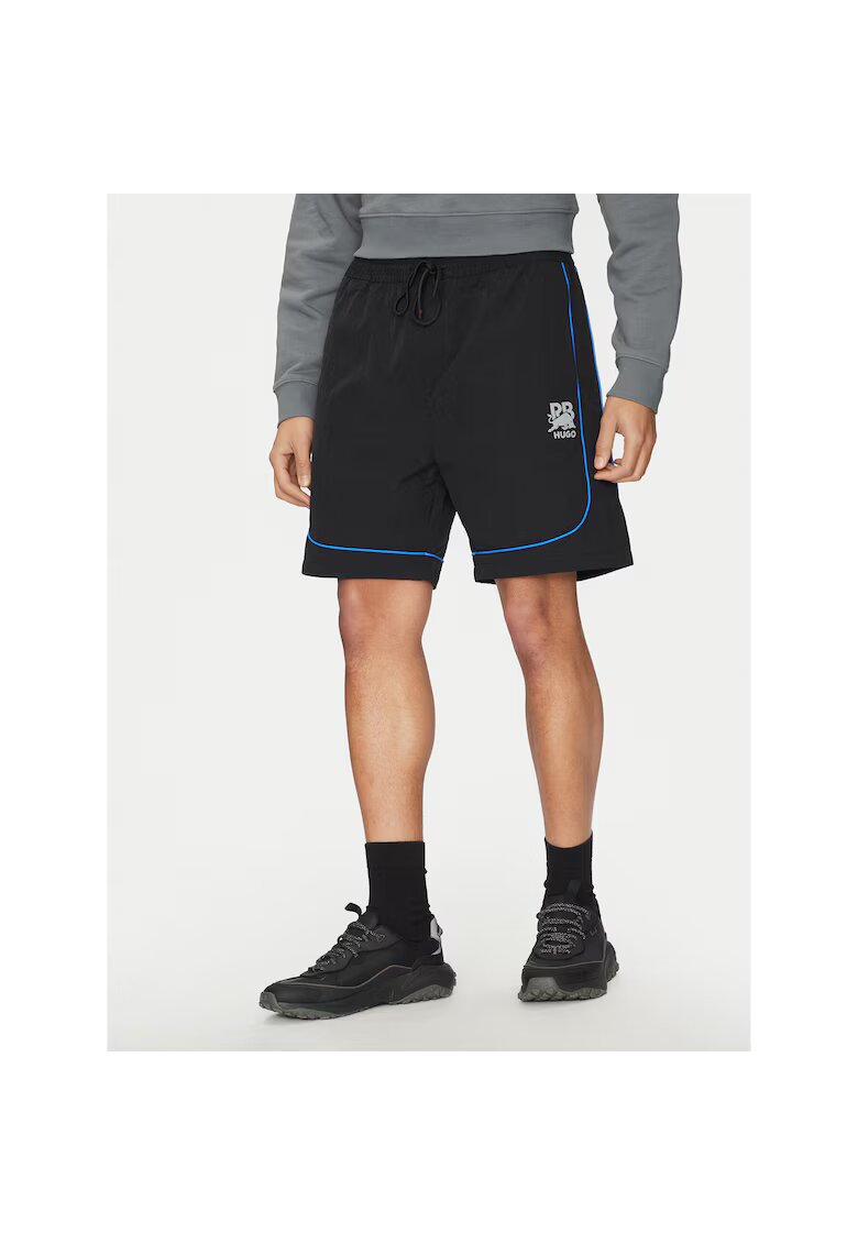 HUGO Pantaloni sport barbati negru - scurti