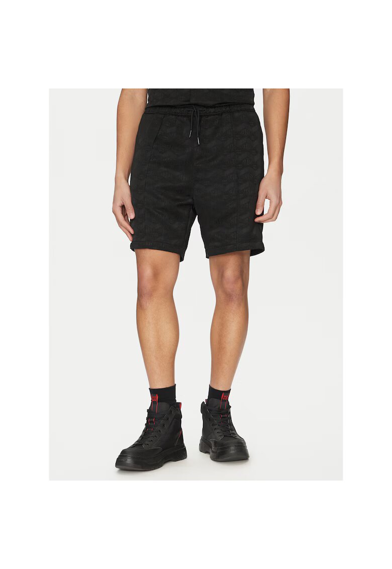 HUGO Pantaloni sport barbati - negru - scurti