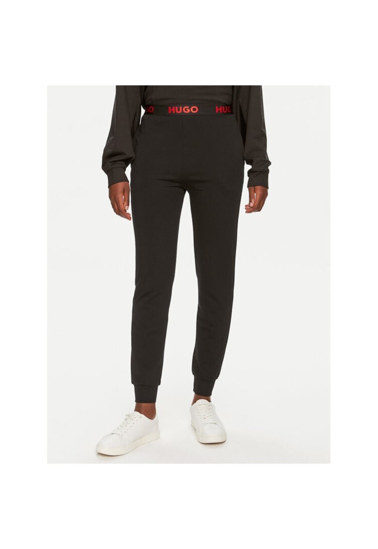 HUGO Pantaloni sport dama culoare neagra - trening