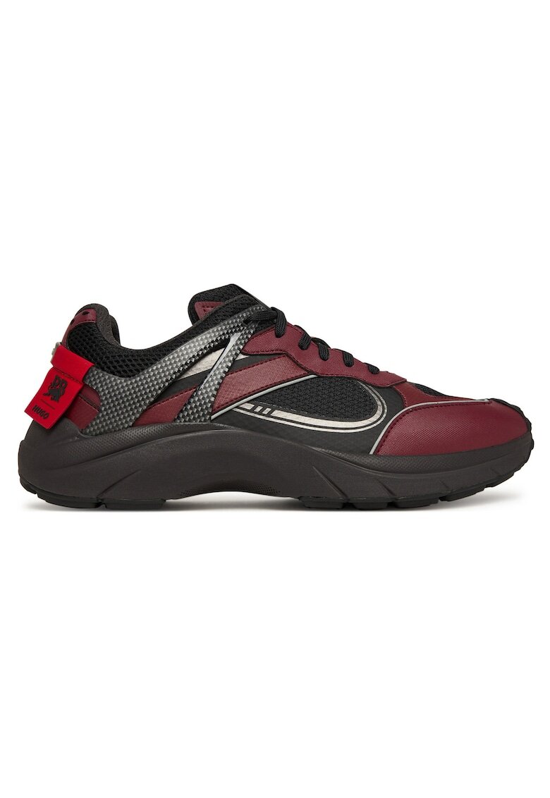 HUGO Pantofi sport barbati Open Red - alergare - negru/rosu - textil
