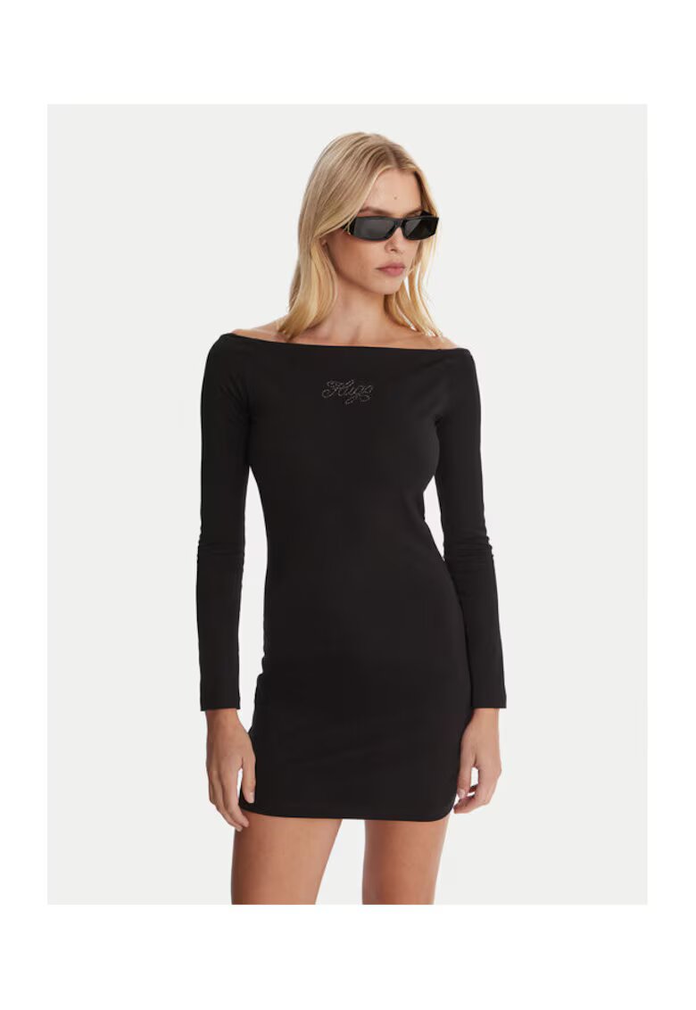 HUGO Rochie casual dama neagra - calitativa