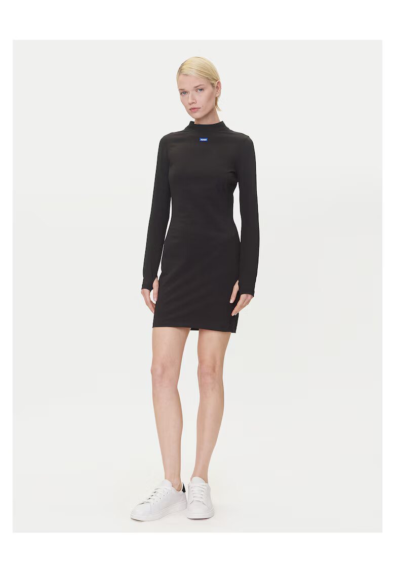 HUGO Rochie casual dama negru - 2 caracteristici reprezentative
