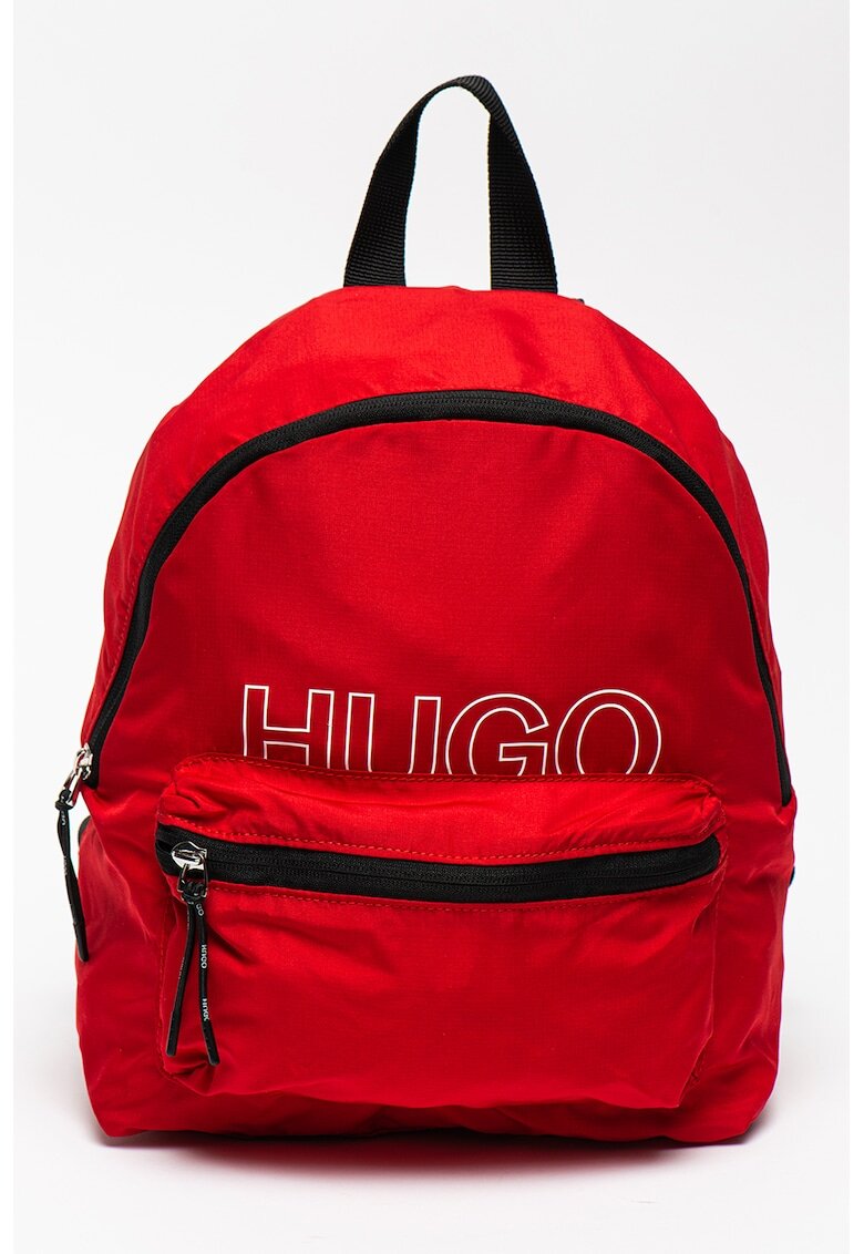 HUGO Rucsac pliabil cu imprimeu logo Reborn - Rosu
