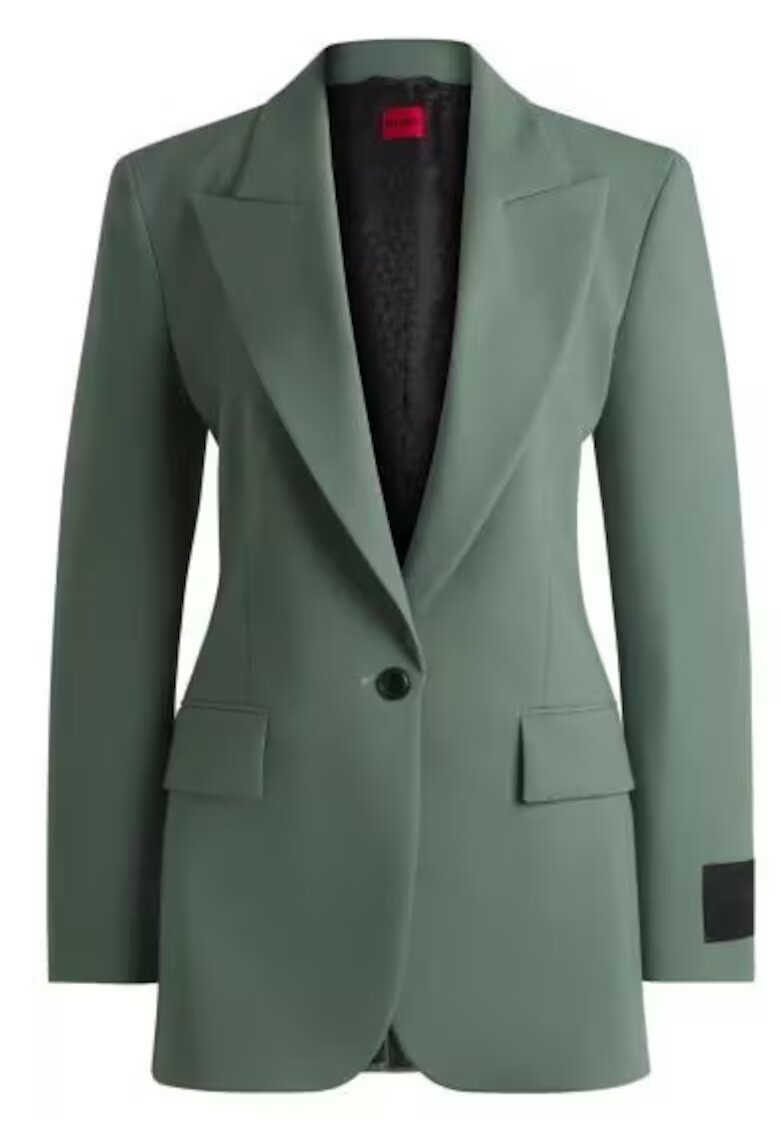 HUGO Sacou dama 50530473 - Poliester/Viscoza - Verde