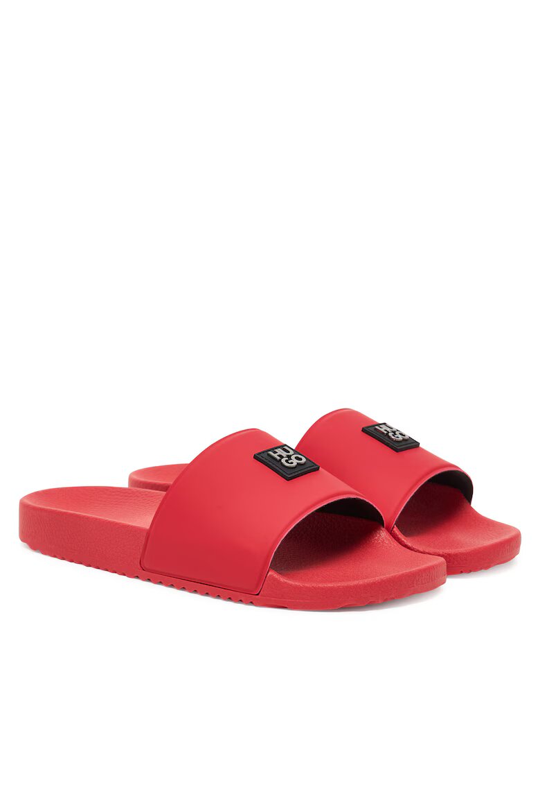 HUGO Slapi barbati Open Red 640 - culoare rosu