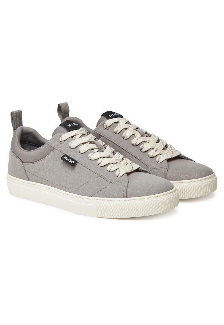 HUGO Tenisi barbati Open Grey 065 - gri - piele ecologica - Gri