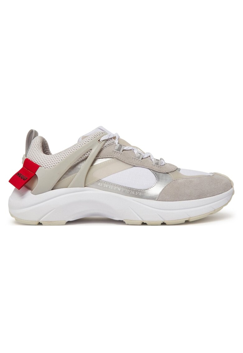 HUGO Tenisi barbati Open White - gri - textil -
