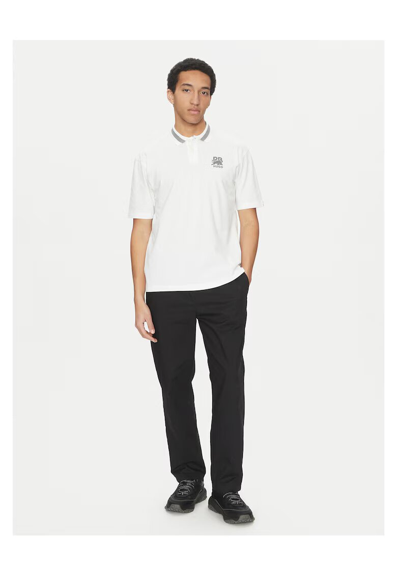 HUGO Tricou alb pentru barbati - Alb