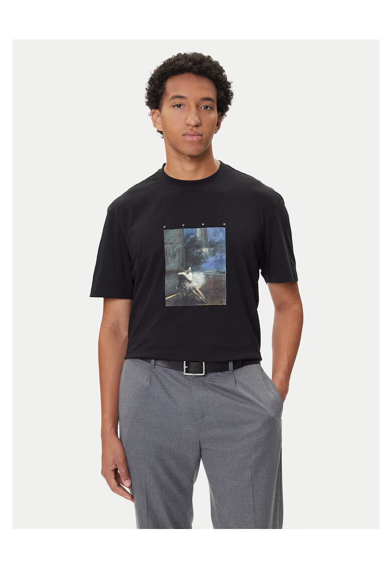HUGO Tricou barbati bumbac