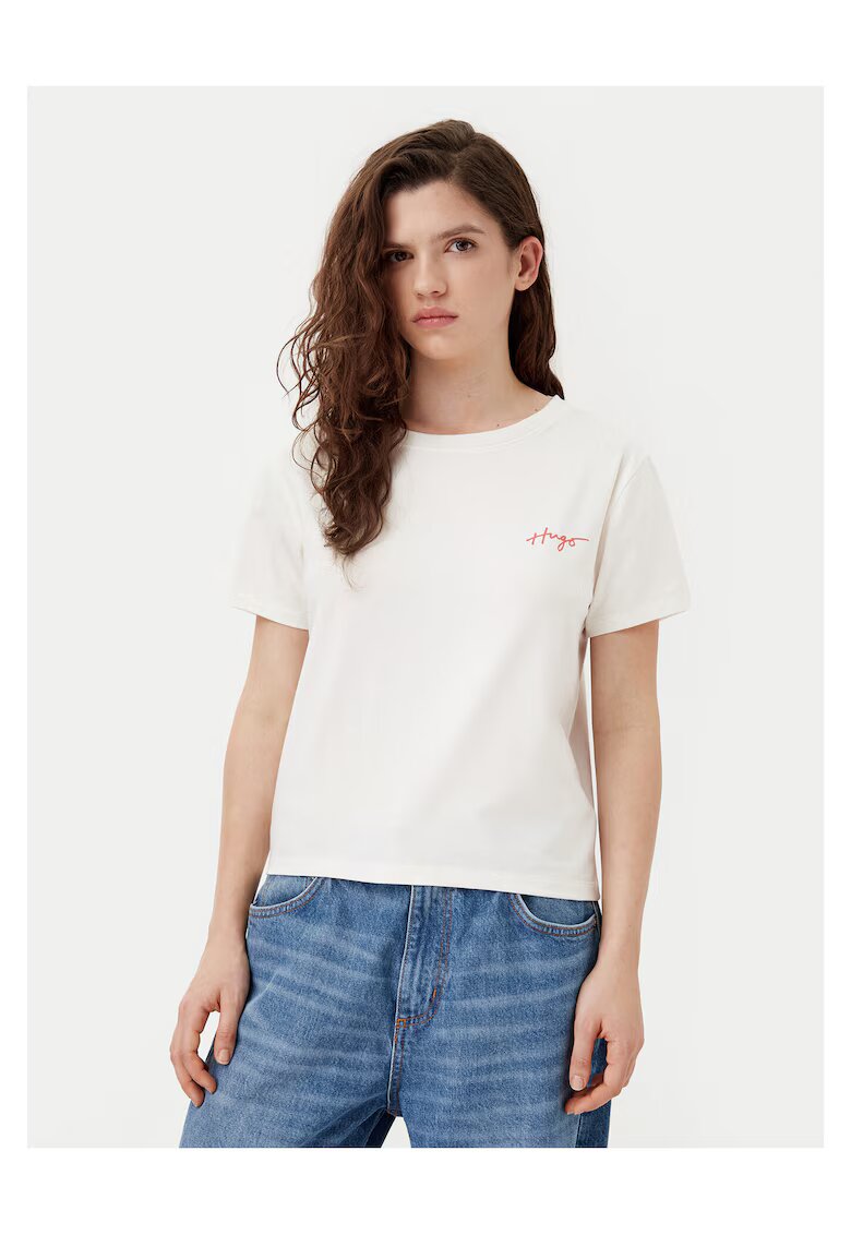 HUGO Tricou dama - Bej