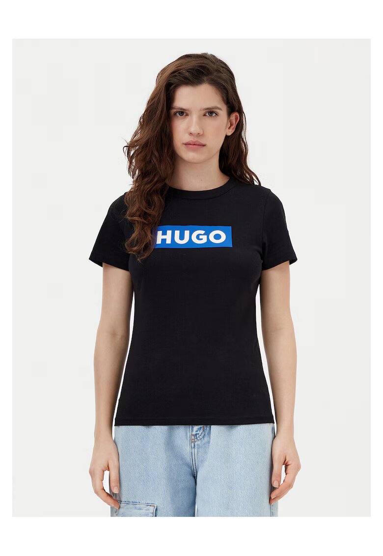 HUGO Tricou dama - Negru -