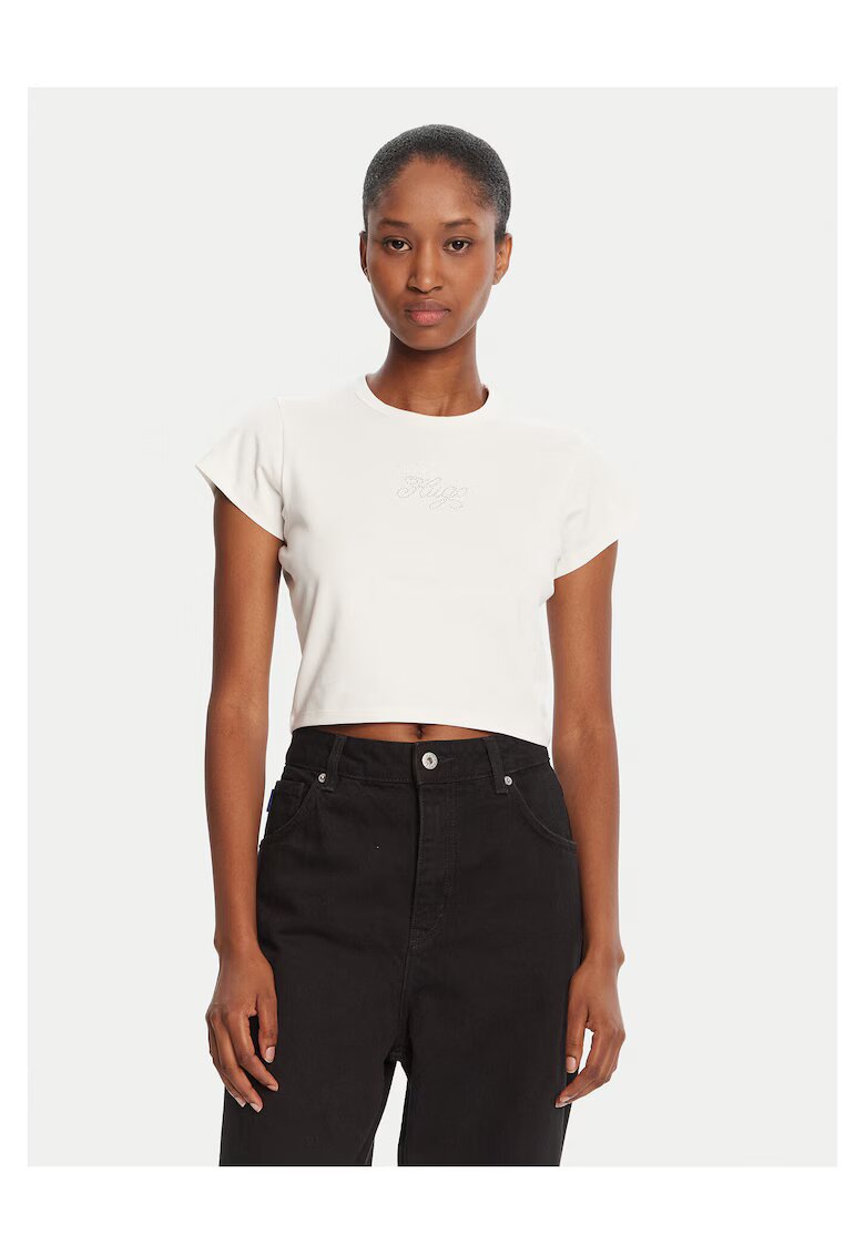 HUGO Tricou - Ecru