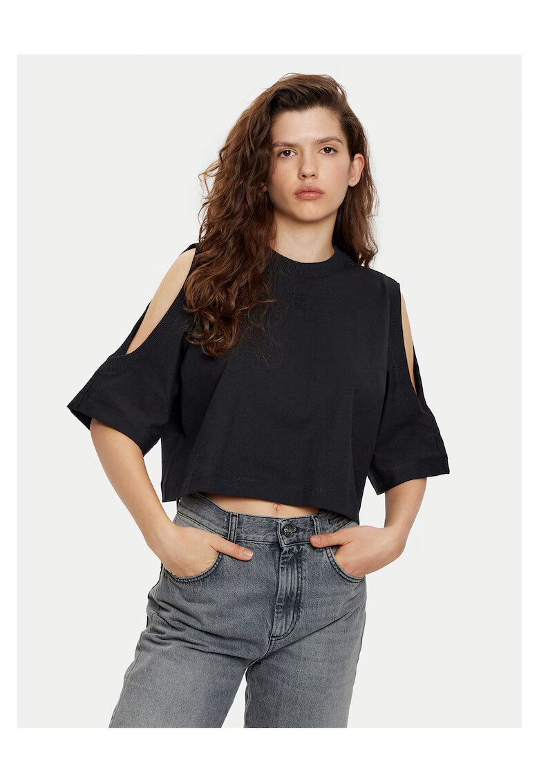 HUGO Tricou - Negru - Pentru dama