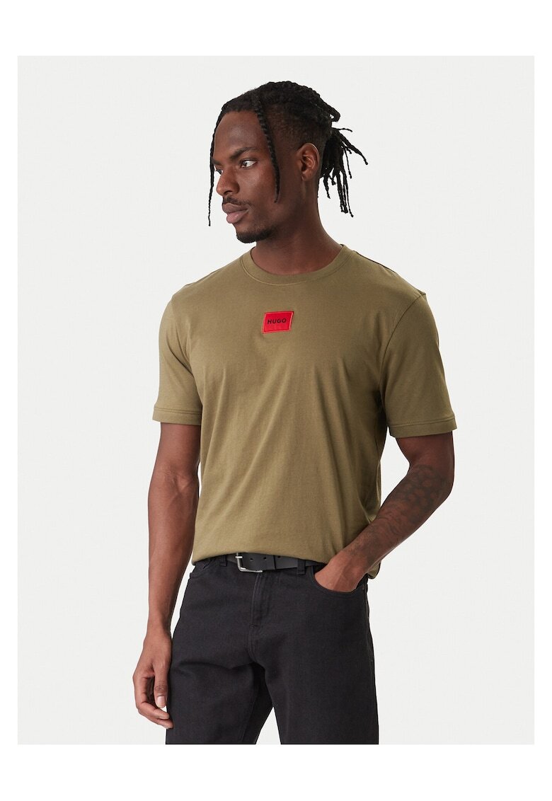HUGO Tricou pentru barbati - verde kaki - Verde