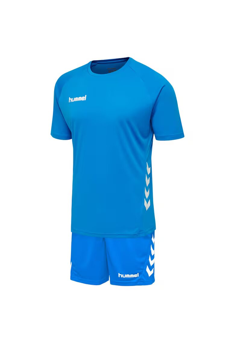 hummel Set echipament sportiv albastru - tricou + sort