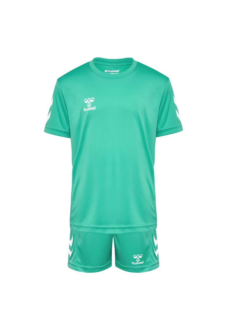 hummel Set Echipament Sportiv Logo - turcoaz - copii