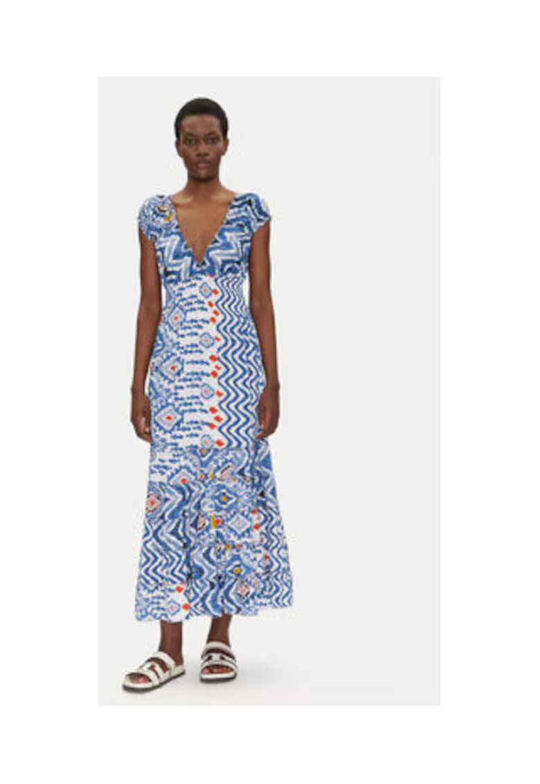 ICONIQUE Rochie de vara - multicolor - 100% polisilc -