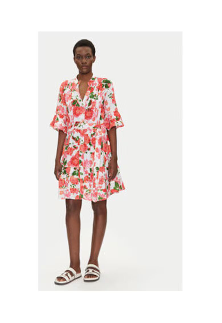 ICONIQUE Rochie de vara - multicolor - 60% bumbac - 40% in -