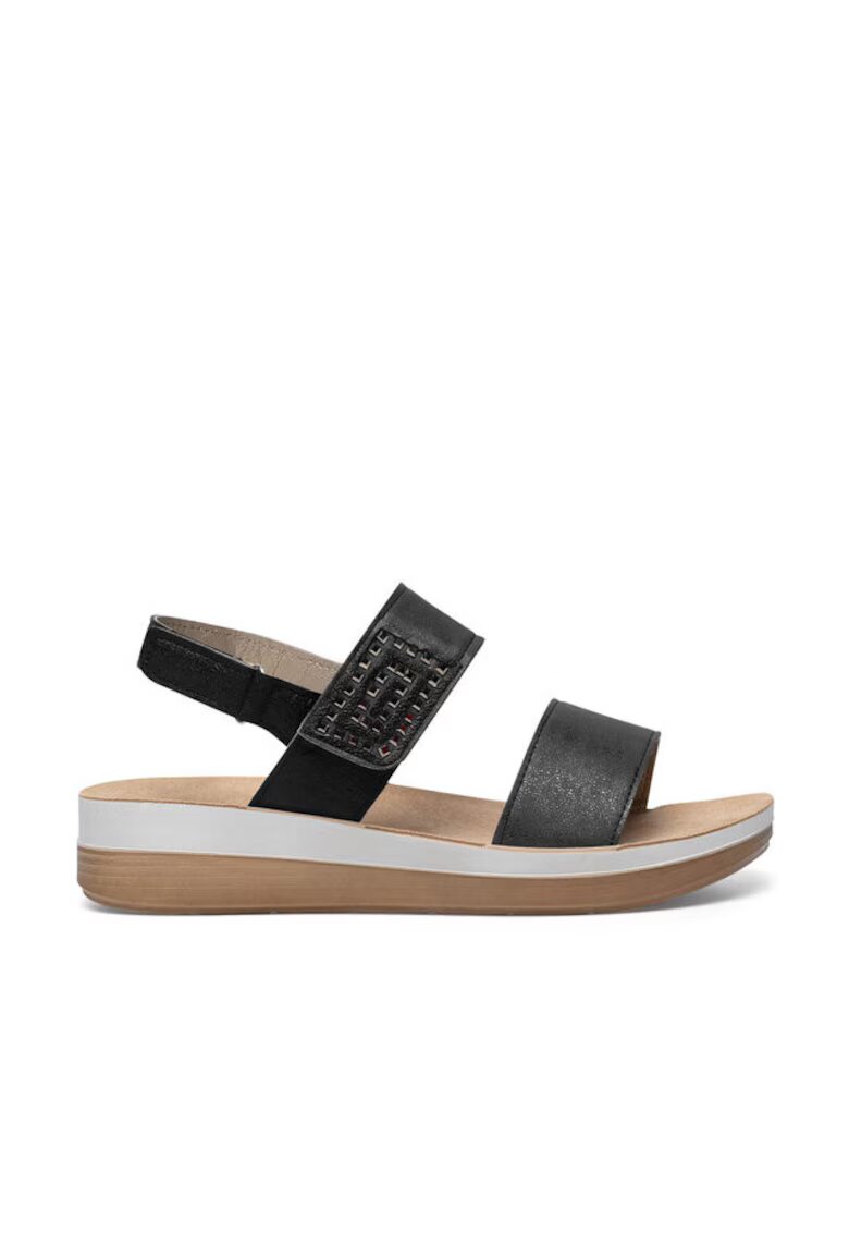 INBLU Sandale dama - negru - plastic -