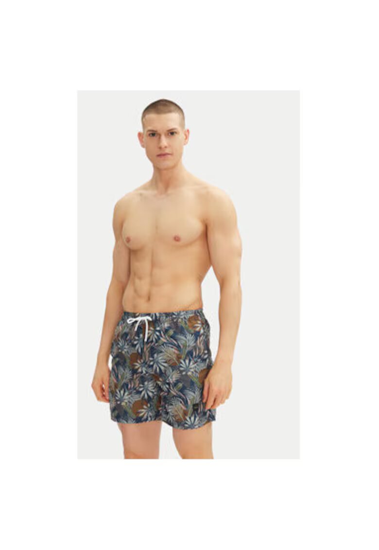 Indicode Pantaloni scurti de baie barbati INSANDRINO 70-896 - Poliester - Multicolor - Multicolor