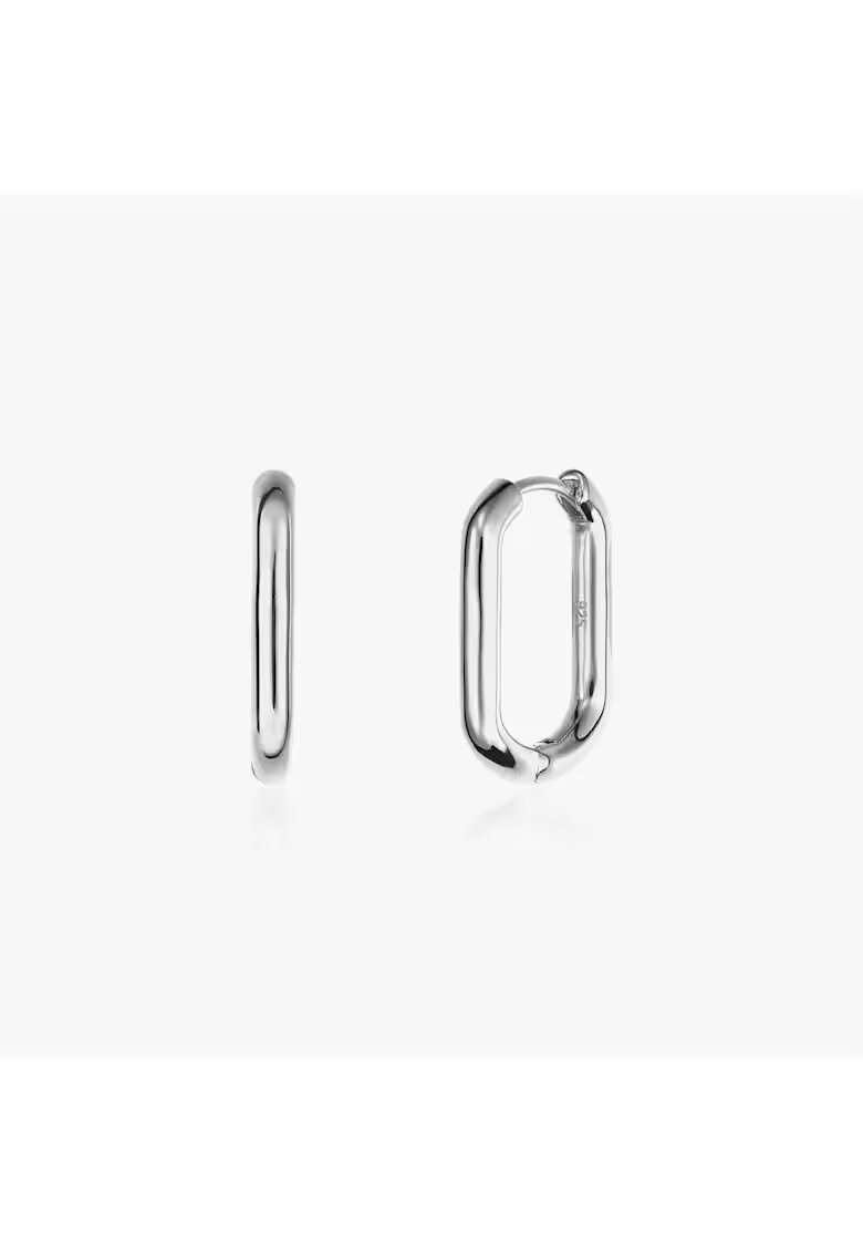 INDIRA Cercei din argint Square Hoops