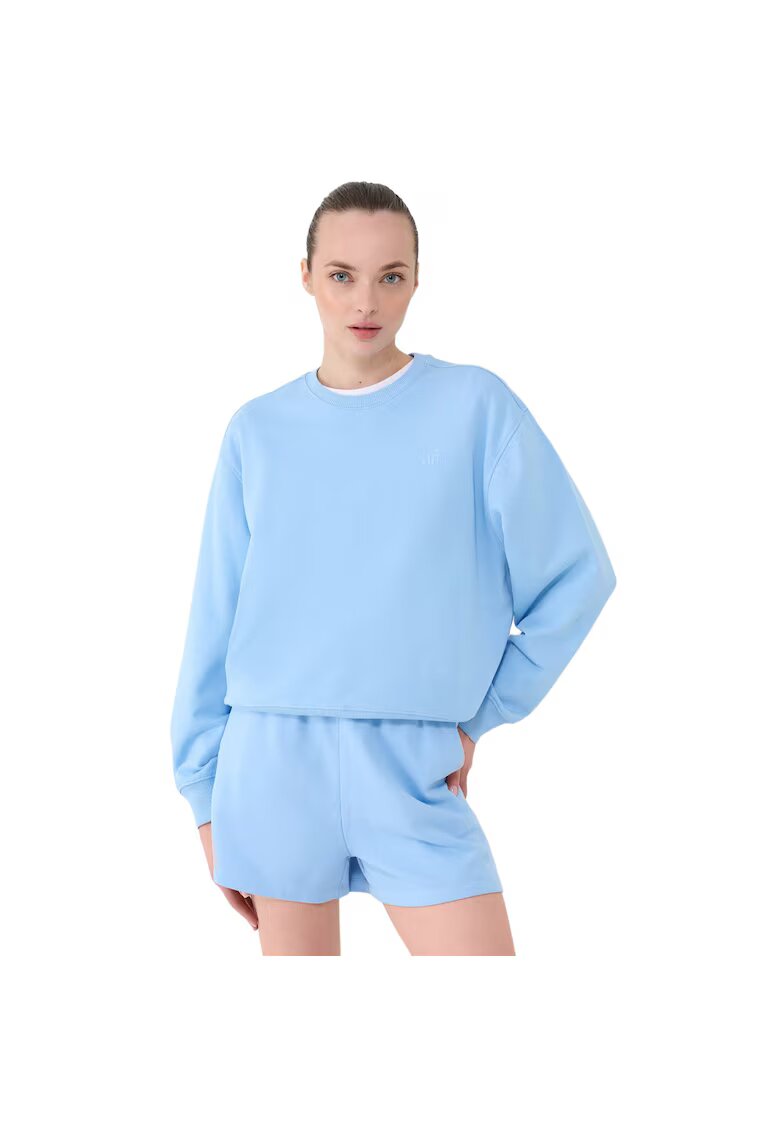 Inny Hanorac sport dama 4F F1765 denim - croiala regulata - 70% bumbac