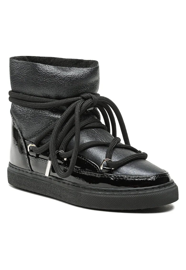 Inuikii Ghete de zapada pentru femei - 303117146 - piele naturala - negru