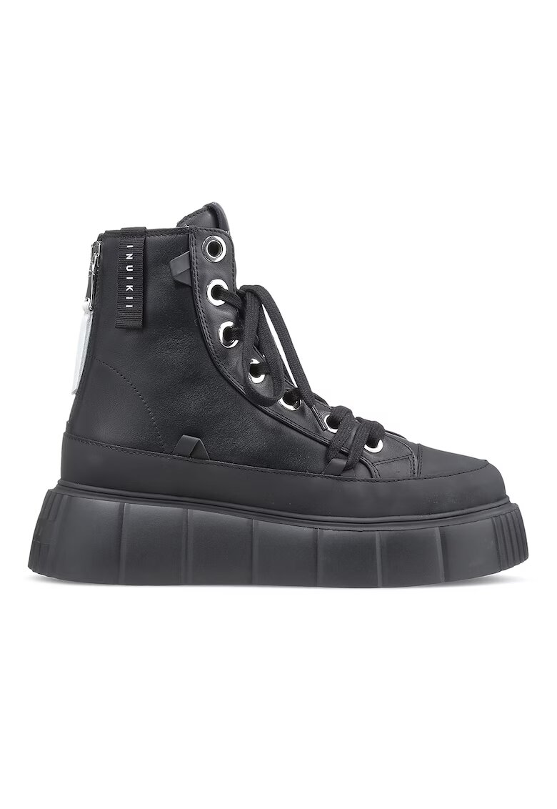 Inuikii Pantofi sport high-top de piele Matilda - Negru