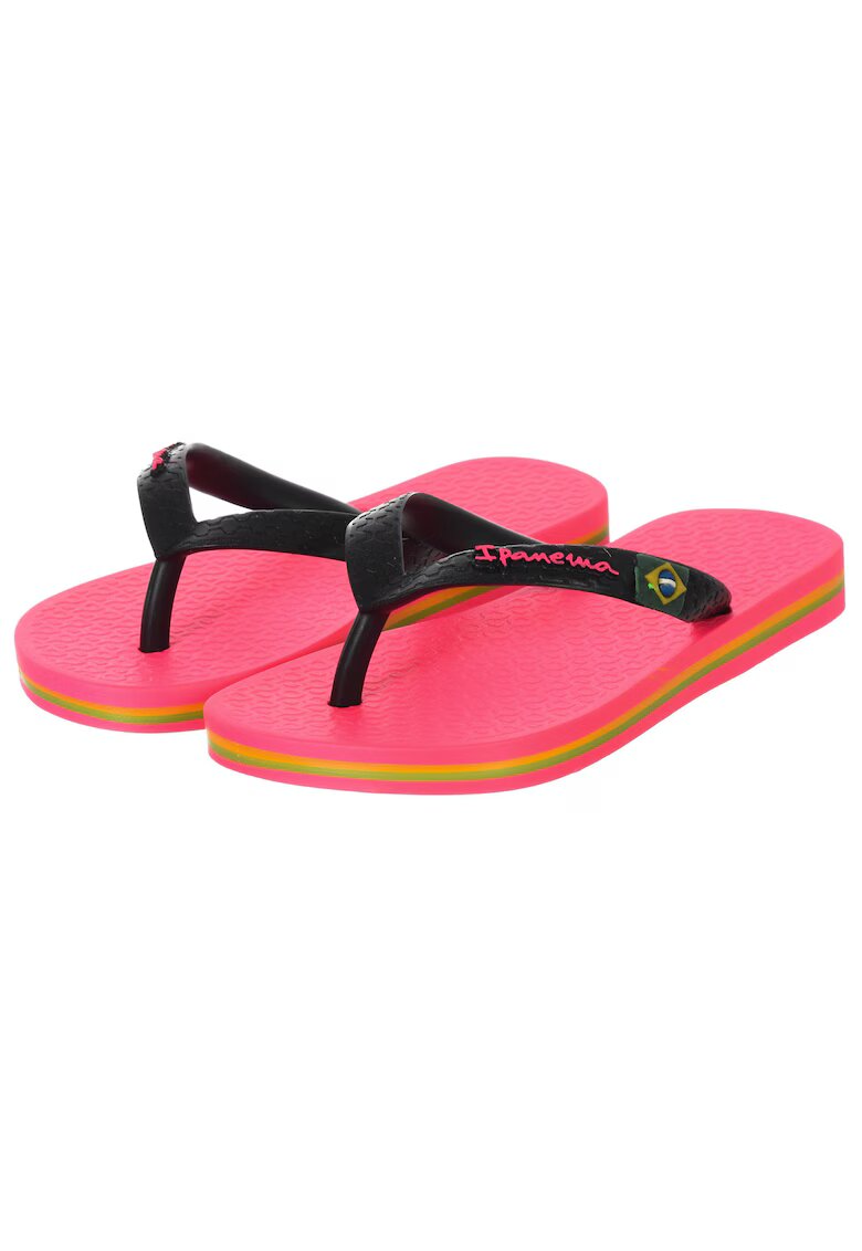Ipanema Slapi dama - sintetic - roz/negru -