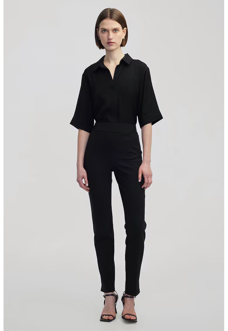 Ipekyol Pantaloni regular-fit - Negru
