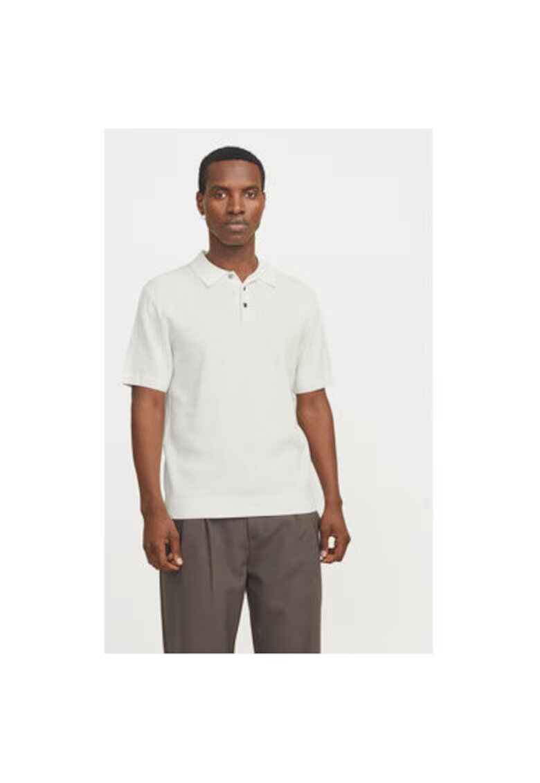 Jack & Jones Tricou barbati - 304777981 - Bumbac organic/Bumbac - Alb - Alb