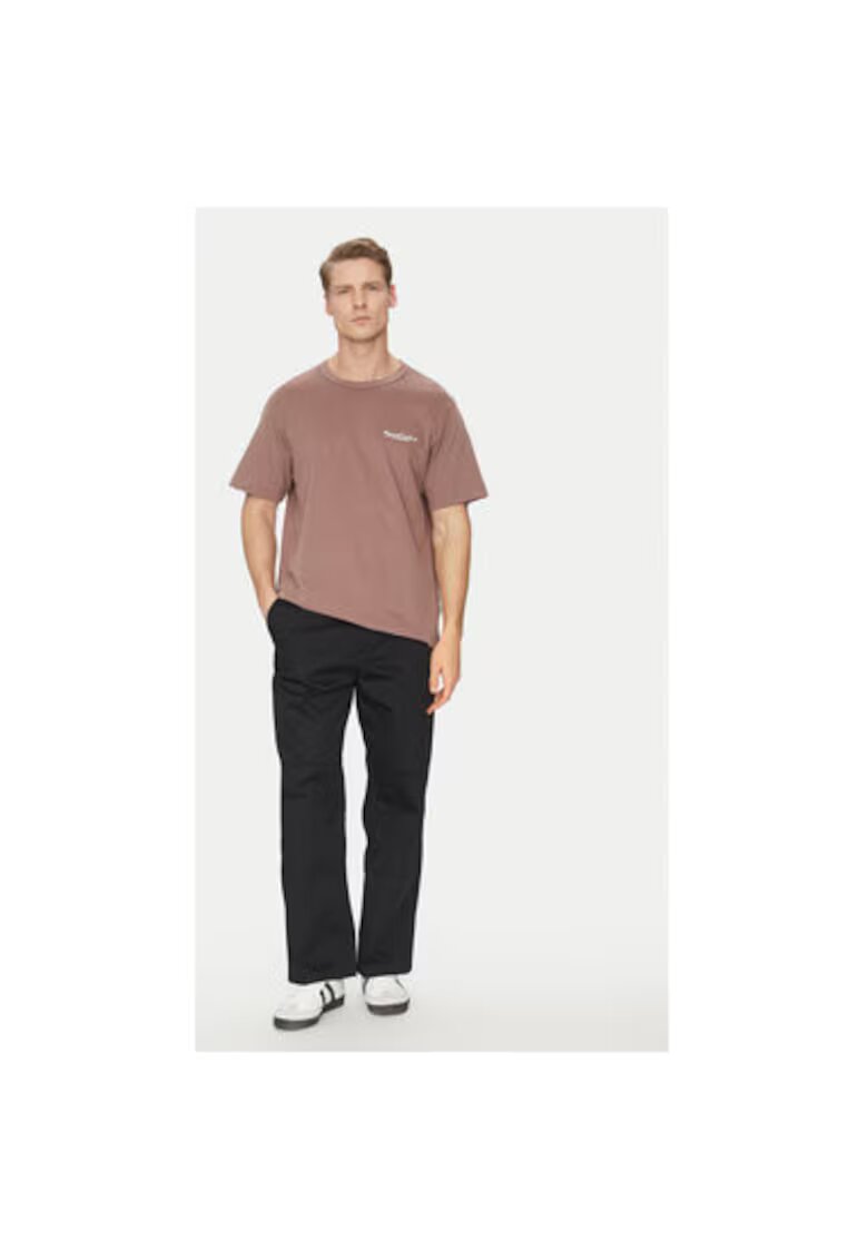 Jack & Jones Tricou barbati - 304778391 - Bumbac - Maro - Maro