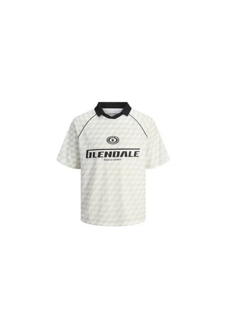 Jack & Jones Tricou Polo pentru baieti Jack Jones Junior - 12278700 - Poliester - 176 CM - Bej