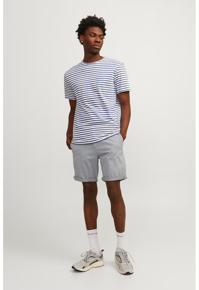Jack & Jones Bermude chino regular fit Bowie - Gri cenusiu