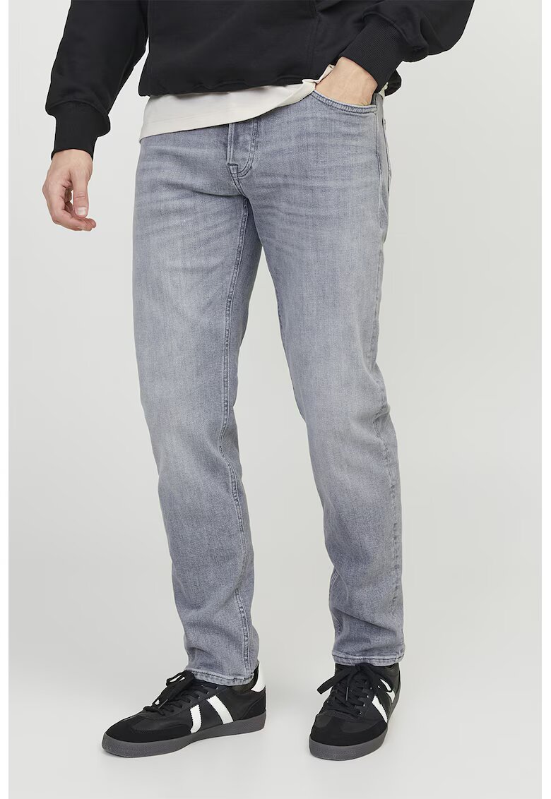 Jack & Jones Blugi conici Mike - Gri deschis