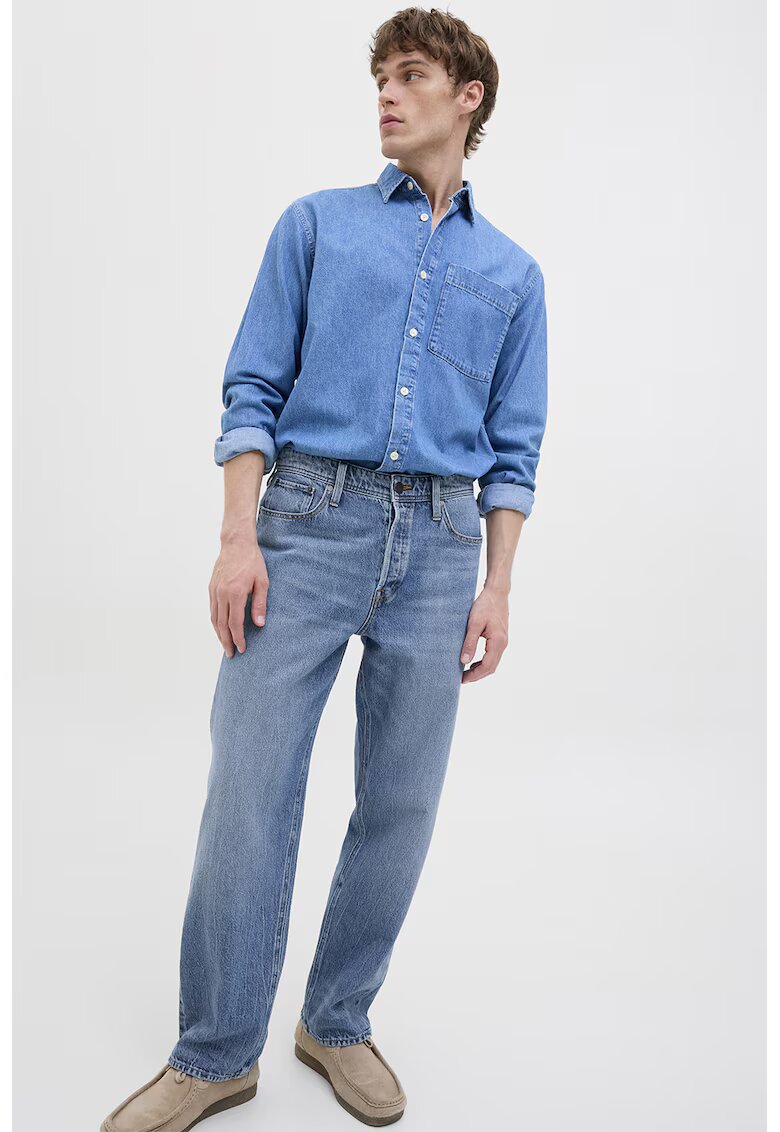 Jack & Jones Blugi cu croiala dreapta - Albastru