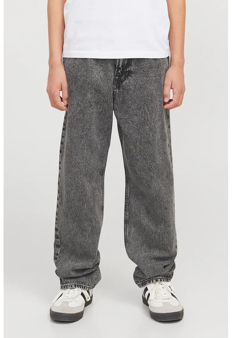 Jack & Jones Blugi drepti cu 5 buzunare - Gri inchis