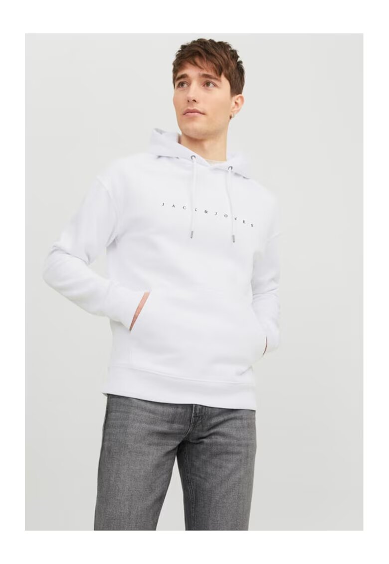 Jack & Jones Bluza barbati - 4448 - Poliester - Alb
