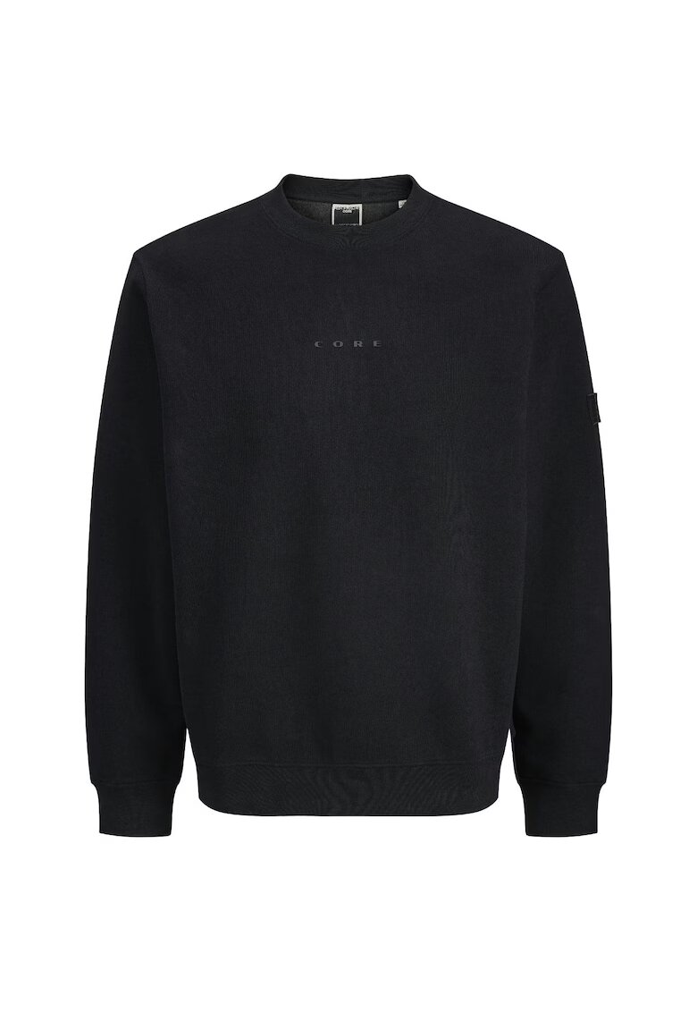 Jack & Jones Bluza JACK &JONES Point Sweat Crew Bf 52868 - Negru