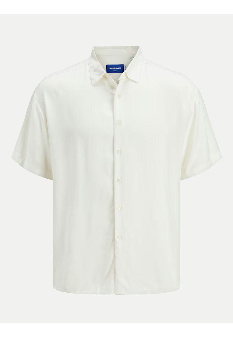 Jack & Jones Camasa barbati Jack Jones - 12271078 - Viscoza - Alb - Alb