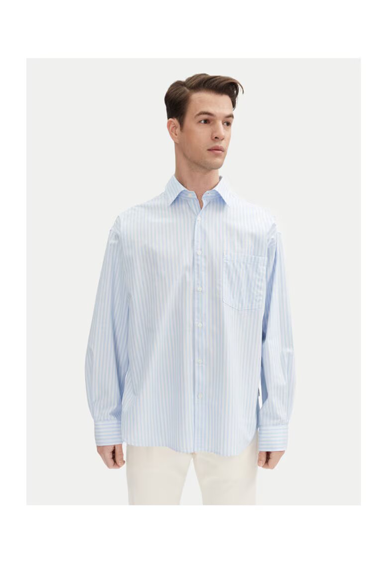 Jack & Jones Camasa barbati Jack Jones - 12271085 - Bumbac - Albastru deschis - Albastru deschis