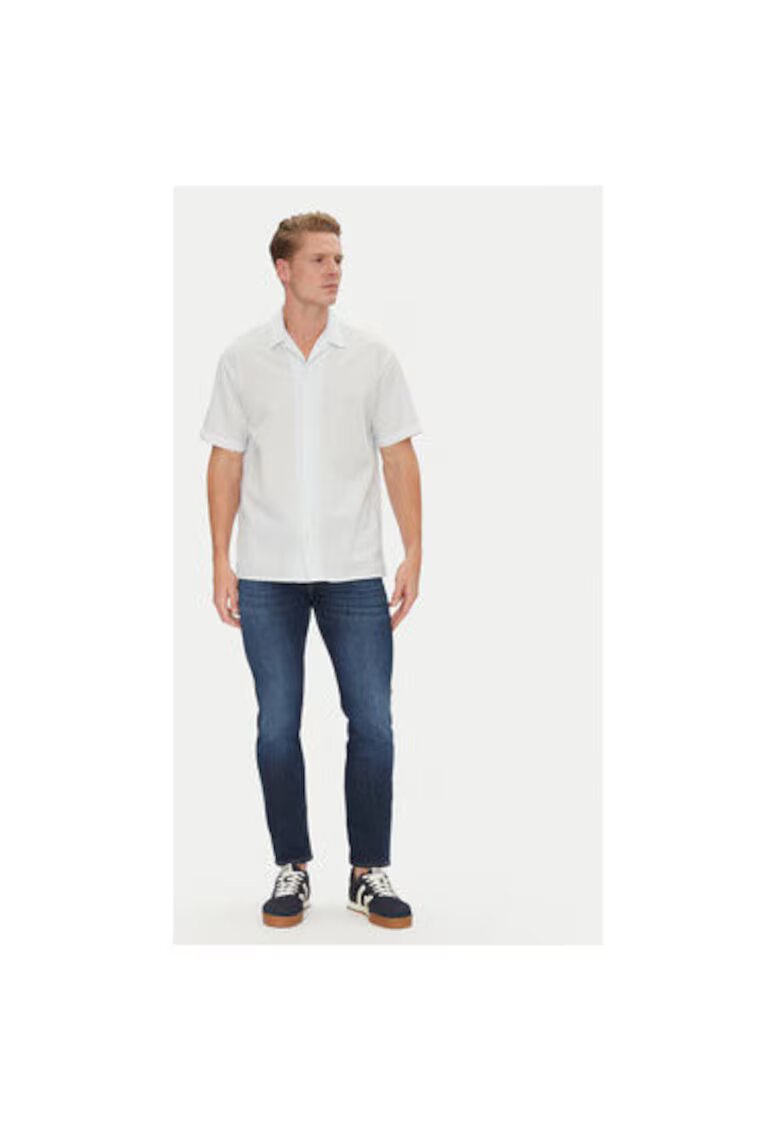 Jack & Jones Camasa barbati Jack Jones - 12271099 - Bumbac/Poliester - Albastru deschis - Albastru deschis