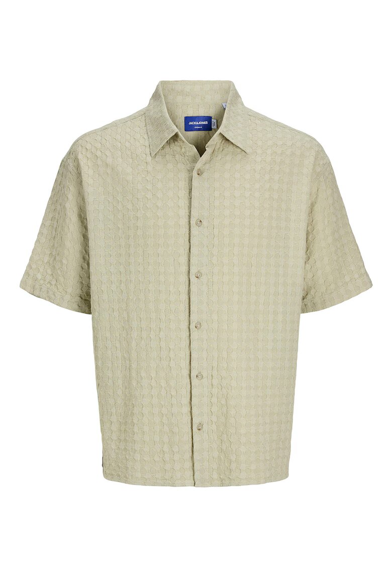 Jack & Jones Camasa barbati Jack Jones - 12277184 - Bumbac - Verde - Verde