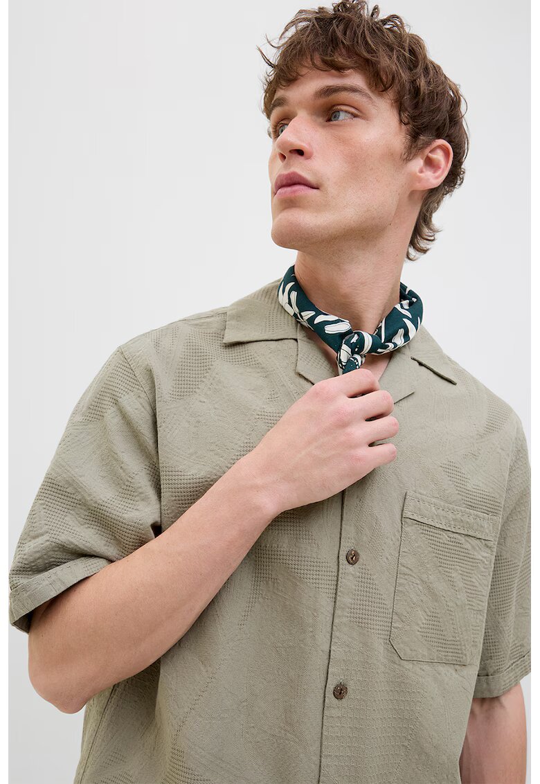 Jack & Jones Camasa cu maneci scurte - Verde muschi