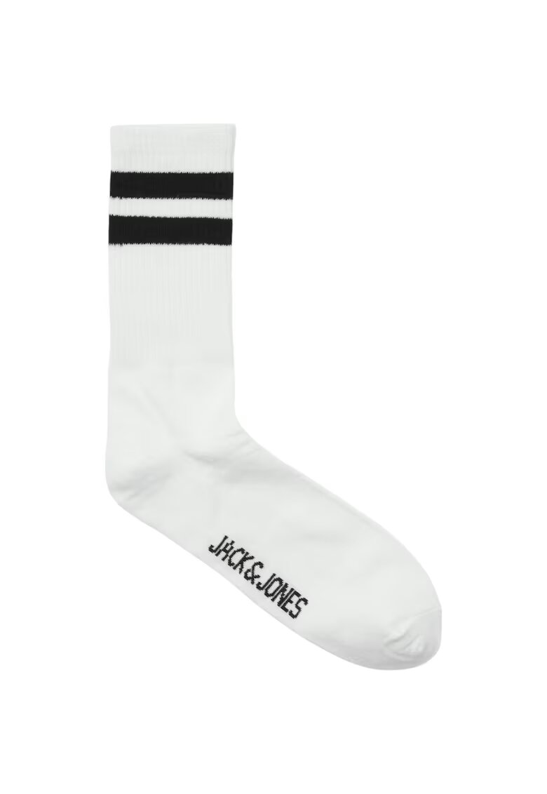 Jack & Jones Ciorapi JACK &JONES Travis Tennis 3 perechi 47667 - Alb