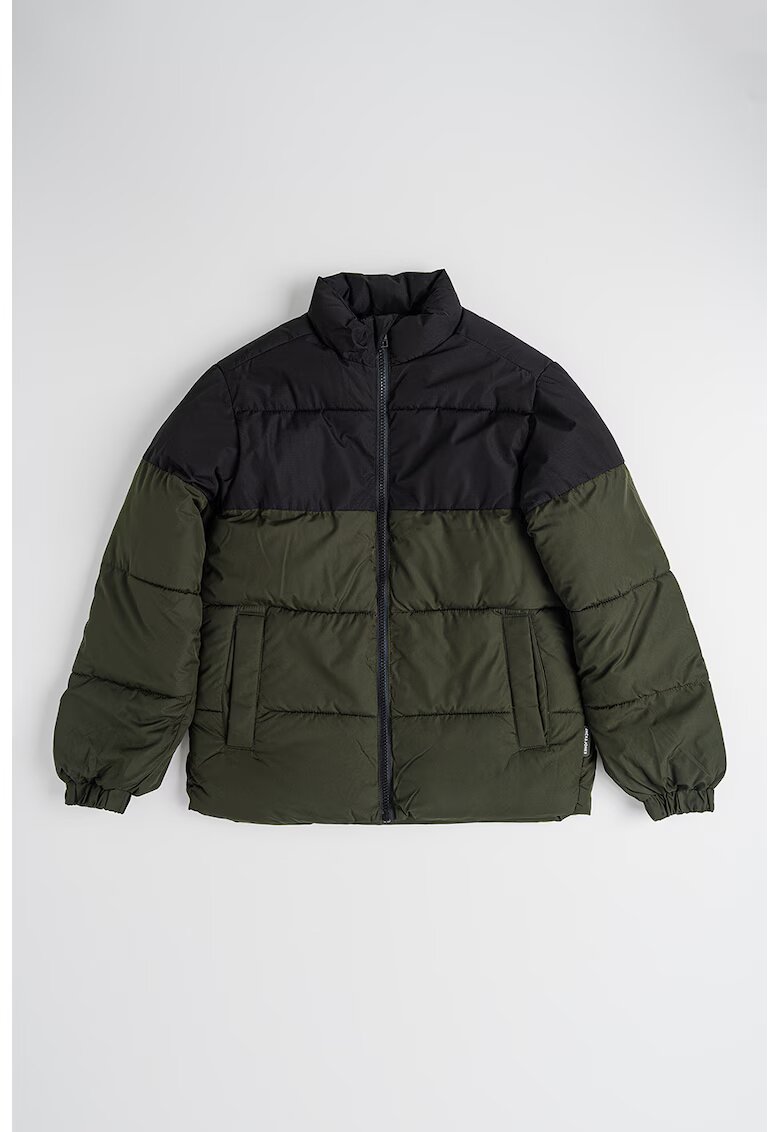Jack & Jones Geaca cu fermoar - Negru/Kaki