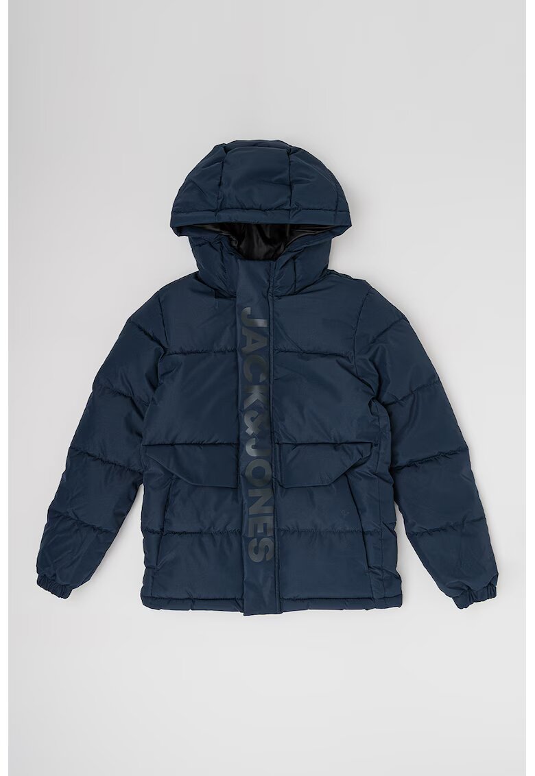 Jack & Jones Geaca cu vatelina si gluga Speed - Bleumarin